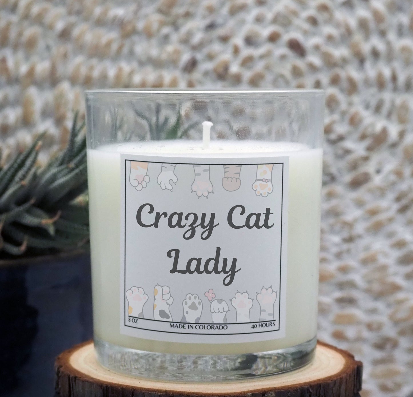 Crazy Cat Lady Scented Soy Wax Candle!